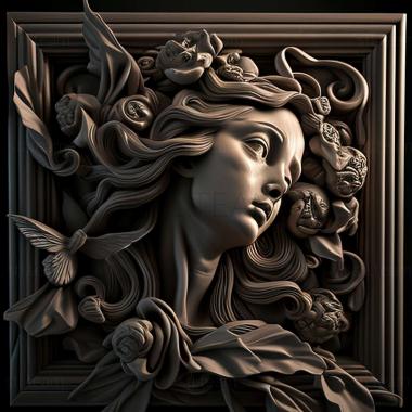 3D model baroque (STL)